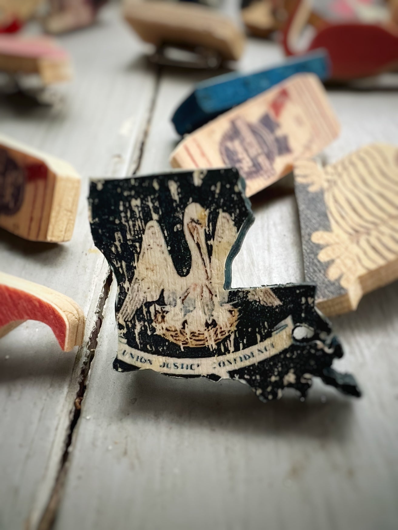 Fun Handmade Wooden Lapel Pins